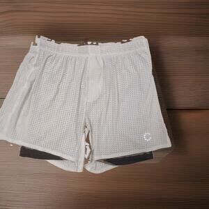 Currently Running M2 Pro 5" Lined Shorts Lightweight Breathable In Biege Size XS